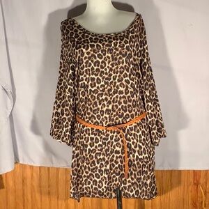 Rue 21 leopard dress with belt